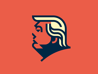 Trump face logo geometric head head logo icon illustration logo minimalist portrait president profile trump usa vector