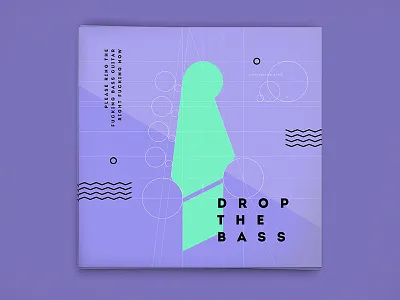 Home Studio Canvas #1 bass canvas design flat geometric geometry line music sketch vector