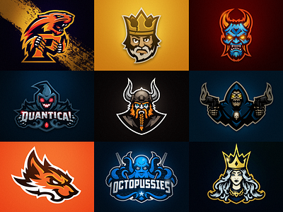 Top Of 9 2016 2016 best of nine designs esports gaming logo mascot sport