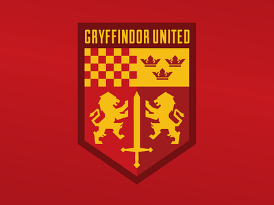 Gryffindor United badge crest football gryffindor harry logo potter shield soccer