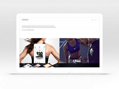 New Portfolio – 2017 clean design interface minimal mobile nike photography product responsive ui ux web