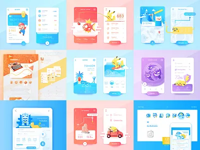 Best of Nine 2016 app best ios nine pokemon ui vector