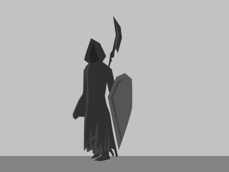 Dark Souls - Walk Cycle 2d after effects animation character dark souls gif rig