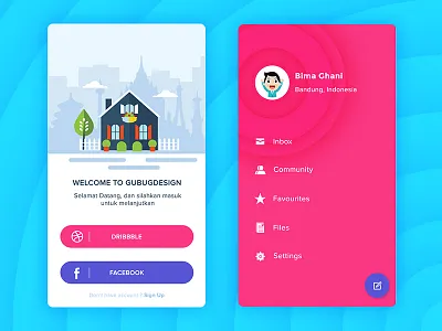 Login and profile app design android app clean illustration ios iphone login modern profile website
