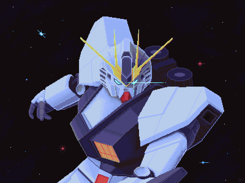 Example of Gundam Nu