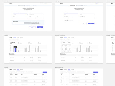 Rival admin UI admin clean dashboard simple