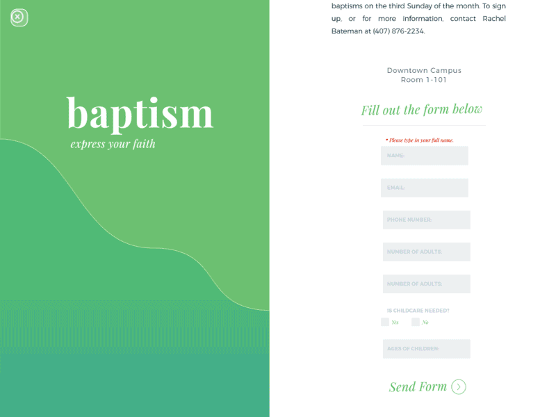 Card Website Interaction animation colors website