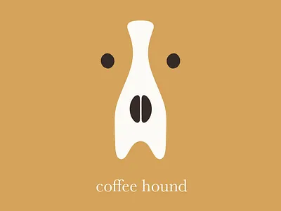 Coffee Hound branding coffee design hound logo