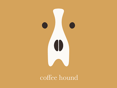 Coffee Hound branding coffee design hound logo