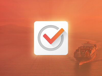 Checklist App Icon app app icon checklist icon orange to do