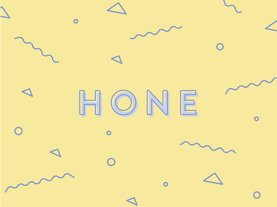 Hone challenge design hone illustrate improvement style