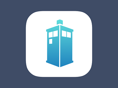 Wibbly Wobbly Logo flat logo mobile