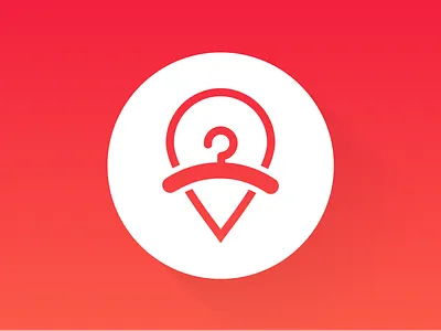 Prova aí Logo clothes flat logo mobile startup