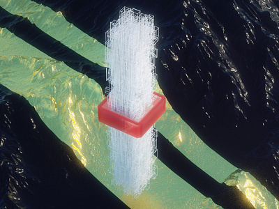 Daily Render: Interconnected 3d abstract cinema 4d crystal daily daily renders everyday art everydays motion motion design octane prism