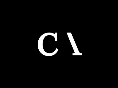 Christian Abouhaidar Monogram brand branding ca design identity logo logotype monogram