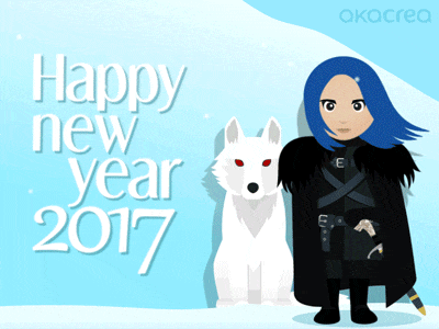 Happy 2017 ! 2017 games got jon new of snow thrones year