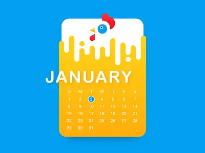 Rooster Calendar calendar color ui