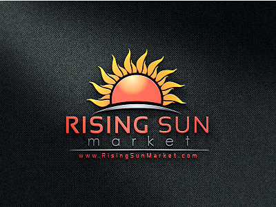 Rising Sun Market clean creative logo market rising rising sun sun vector