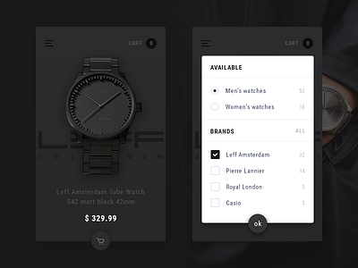 Tube Watch app dark black design tube ua ui ukraine ux watch