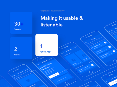 Wireframing the inMuseum App android app inmuseum interaction ios mobile museum redesign ui ux
