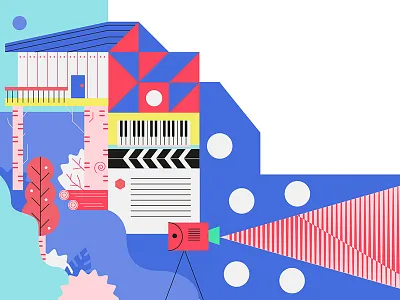 Casa da Musica Program Book cinema colors jungle music piano program