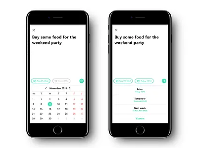 Remmi | Due date & Reminder app bold calendar ios reminder todo