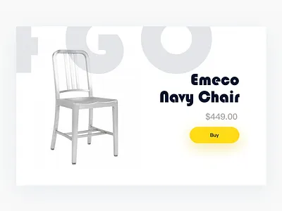 Emeco Navy Chair app furniture shopping sketch