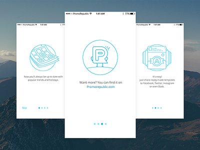Onboarding Illustrations automation calendar flow illustrations ios line marketing onboarding promorepublic saas screens smm