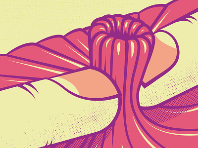 Spotlight fingers pink silscreen spot