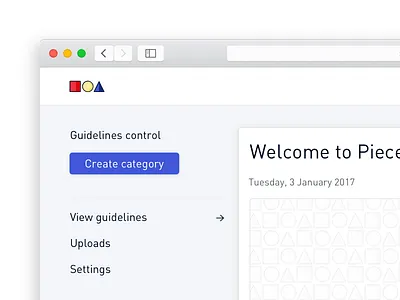 Let's build something great build component design guidelines guides iconography logo pieces project round square triangle