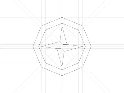 Geometric Compass Grid compass geometric grid