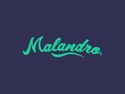 Malandro caligraphy design dribbble handwritten invites logo minimal type typography vector