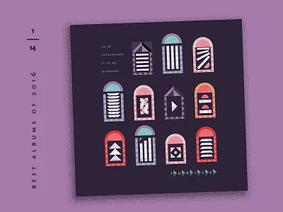 Best Albums of 2016 - 1 | Thrice album covers countdown illustration pattern window