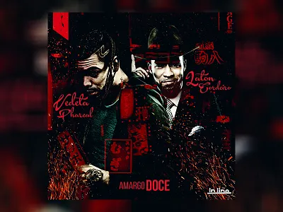 Single Cover amargodoce cover design graphicdesign inline laton music vedeta phareal