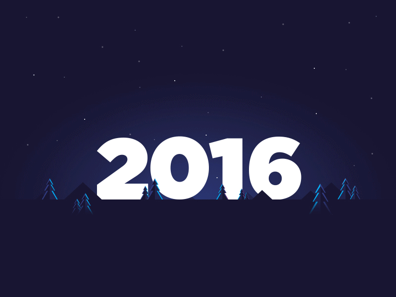 Happy 2017 2016 2017 abduction alien animation glitch gradient happy new year motion new year night ufo