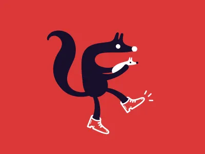 Father And Son animal child creature father flat fox illustration love protect simple son vector