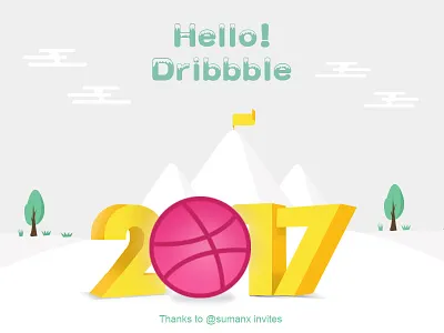 Hello，Dribbble ！ app design icon illustration ui ux web design