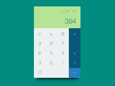 dailyui 004 :: calculator 004 calculator daily dailyui 004 helvetica neue math ui