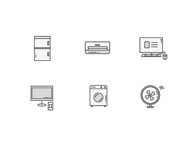 Appliances Icon appliances icon sketch