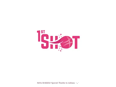 1st Shot Logo Design clever logo debut first shot logo hello dribbble hidden message indonesia indonesia designer logo logo design shot logo simple logo