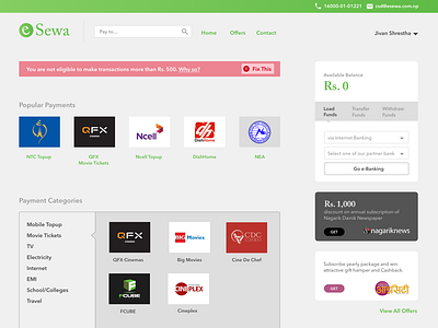 Redesign::: eSewa esewa nepal payment ux