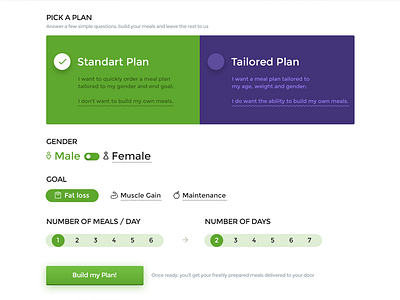 Healthy Form clean controls forms green ui web