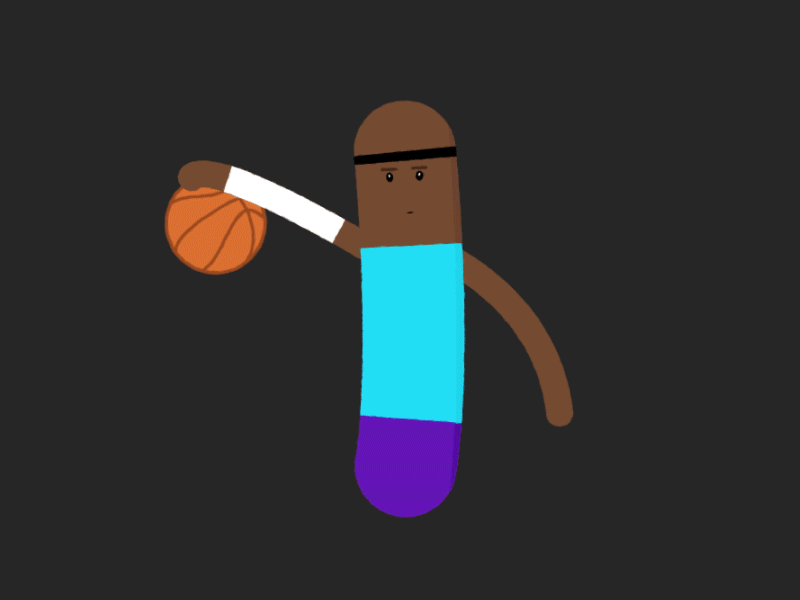 Day 3 - Crossover ae animated gif basketball gif loop motion graphics