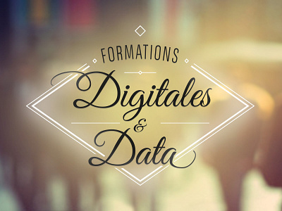 Formations logo artdirection formation hipster logo