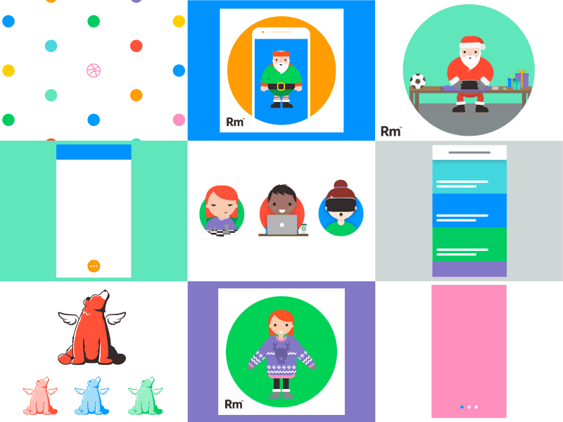 2016 Best 9! 2016 after effects animation best 9 branding gif illustration logo nine rantmedia