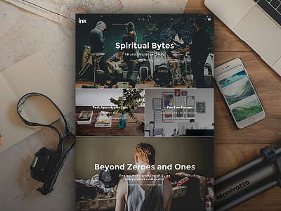 Ink - A WordPress theme for story-telling blogs blog minimal theme ui wordpress