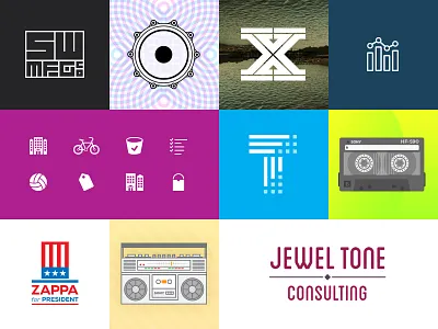 Some of my favorites from 2016 color design icons logo type