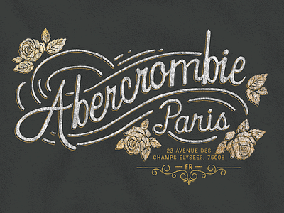 Abercrombie Paris abercrombie apperal fashion fitch france logo paris rose shirt type