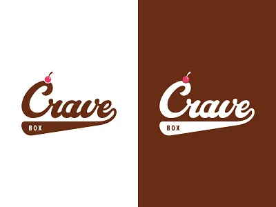 Crave Box Logo box service logo