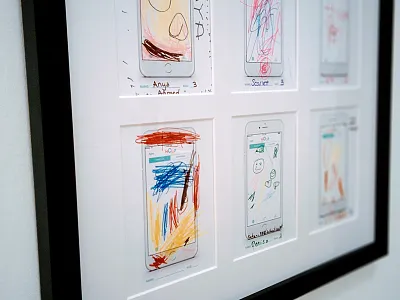 Hoop Kids Drawings android app colours device drawing frame hoop ios kids office scribbles